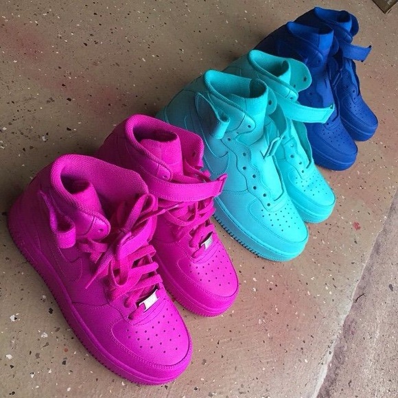 neon pink af1